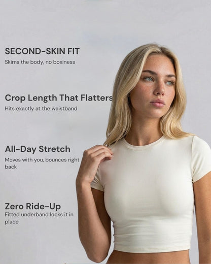 BaseBabe™ Cropped Tee
