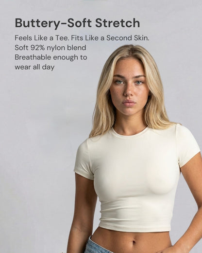BaseBabe™ Cropped Tee